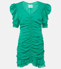Marant Etoile Sireny draped cotton minidress