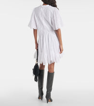 Marant Etoile Slayae embroidered cotton minidress