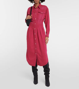 Marant Etoile Tomia tencel midi dress
