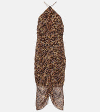 Marant Etoile Valdi printed halterneck midi dress
