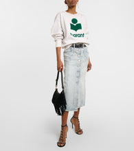 Marant Etoile Vandy denim midi skirt