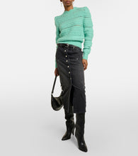 Marant Etoile Vandy denim midi skirt