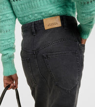 Marant Etoile Vandy denim midi skirt