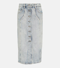 Marant Etoile Vandy denim midi skirt - Marant Etoile Vandy 牛仔中长裙