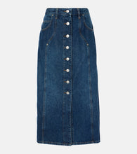Marant Etoile Vandy denim midi skirt - Marant Etoile Vandy 牛仔中长裙