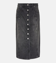 Marant Etoile Vandy denim midi skirt - Marant Etoile Vandy 牛仔中长裙