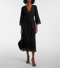 Marant Etoile Veona linen and cotton midi dress