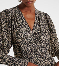 Marant Etoile Vonick printed crêpe de chine maxi dress