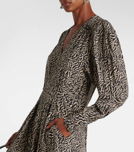 Marant Etoile Vonick printed crêpe de chine maxi dress