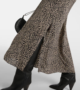 Marant Etoile Vonick printed crêpe de chine maxi dress