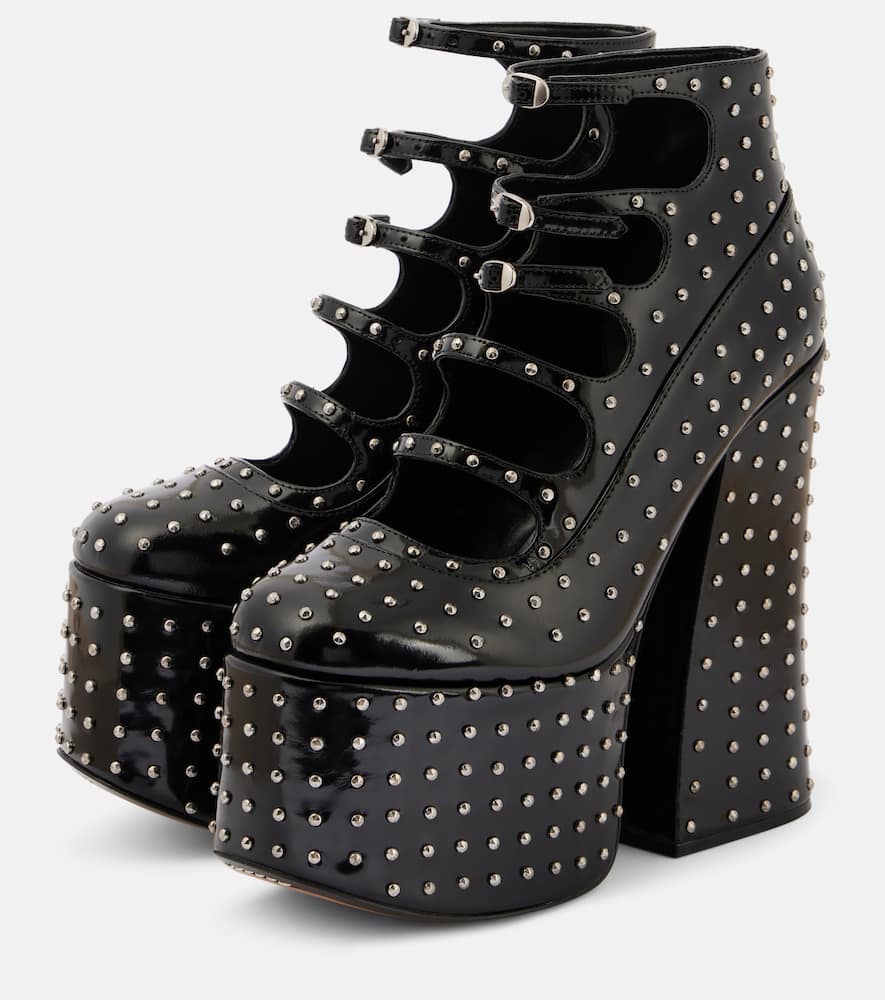 Marc Jacobs Kiki studded leather platform ankle boots
