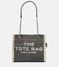 Marc Jacobs The Denim Chain Small tote bag. Shop Marc Jacobs Tote Bags for women now.