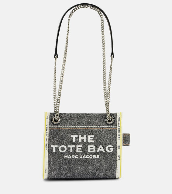 Marc Jacobs The Denim Chain crossbody bag. Shop Marc Jacobs Tote Bags for women now.