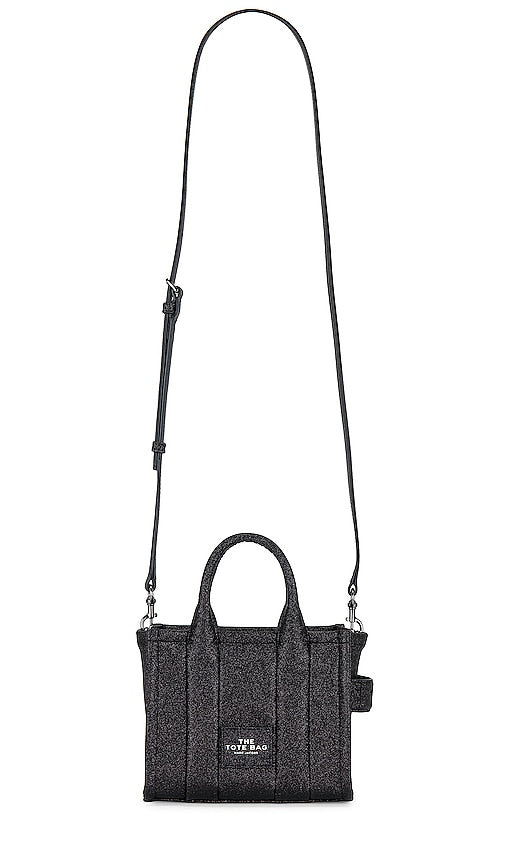 Marc Jacobs The Galactic Glitter Crossbody Tote Bag in Black - Marc Jacobs Sac fourre-tout à bandoulière The Galactic Glitter en noir - Marc Jacobs 黑色银河闪光斜挎包 - Marc Jacobs The Galactic Glitzer-Umhängetasche in Schwarz - Marc Jacobs 블랙 색상의 Galactic 글리터 크로스바디 토트백 - Borsa tote a tracolla The Galactic Glitter di Marc Jacobs in nero