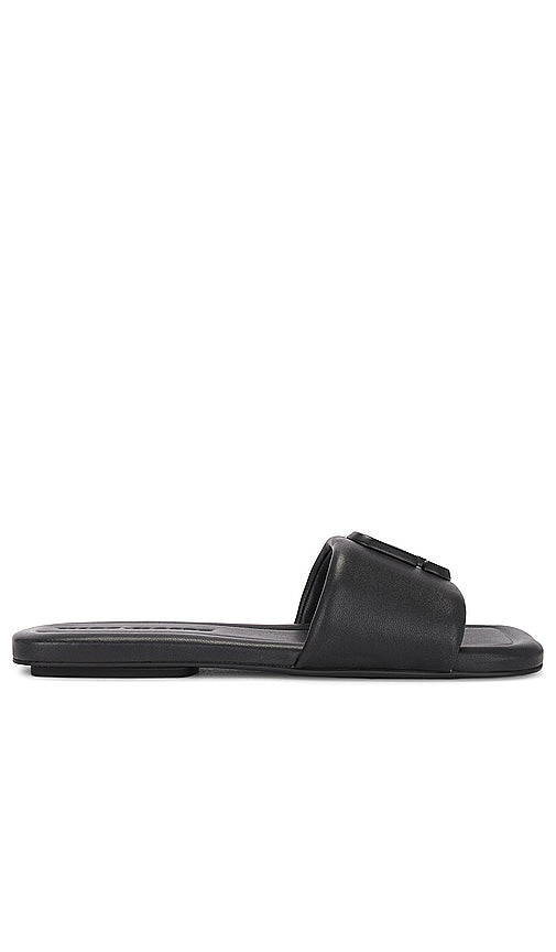 Marc Jacobs The J Marc Leather Sandal in Black - Marc Jacobs Sandale en cuir J Marc en noir - Marc Jacobs J Marc 黑色皮革凉鞋 - Marc Jacobs Die J Marc Ledersandale in Schwarz - Marc Jacobs The J 마크 가죽 샌들블랙 색상 - Marc Jacobs Il sandalo in pelle J Marc in nero
