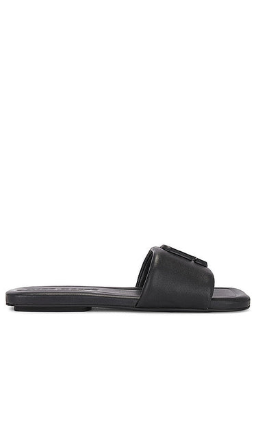 Marc Jacobs The J Marc Leather Sandal in Black - Marc Jacobs Sandale en cuir J Marc en noir - Marc Jacobs J Marc 黑色皮革凉鞋 - Marc Jacobs Die J Marc Ledersandale in Schwarz - Marc Jacobs The J 마크 가죽 샌들블랙 색상 - Marc Jacobs Il sandalo in pelle J Marc in nero
