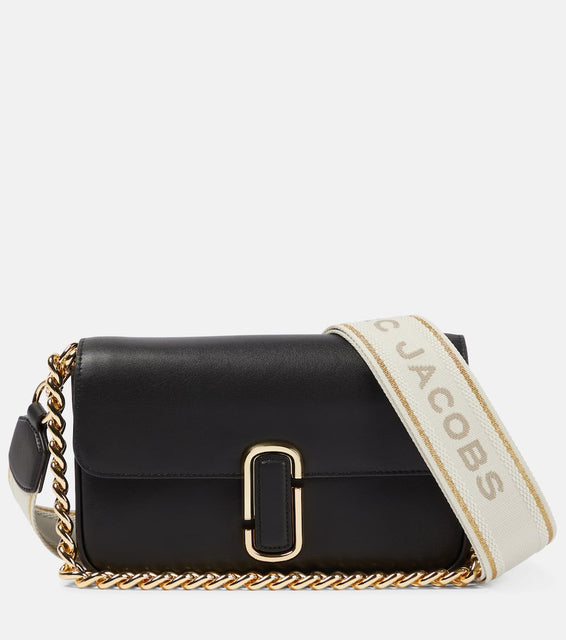 Marc Jacobs The J Marc leather shoulder bag. Shop Marc Jacobs Shoulder Bags for women now.