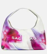Marc Jacobs The Sack Future Floral Mini leather tote bag. Shop Marc Jacobs Top-Handle Bags for women now.