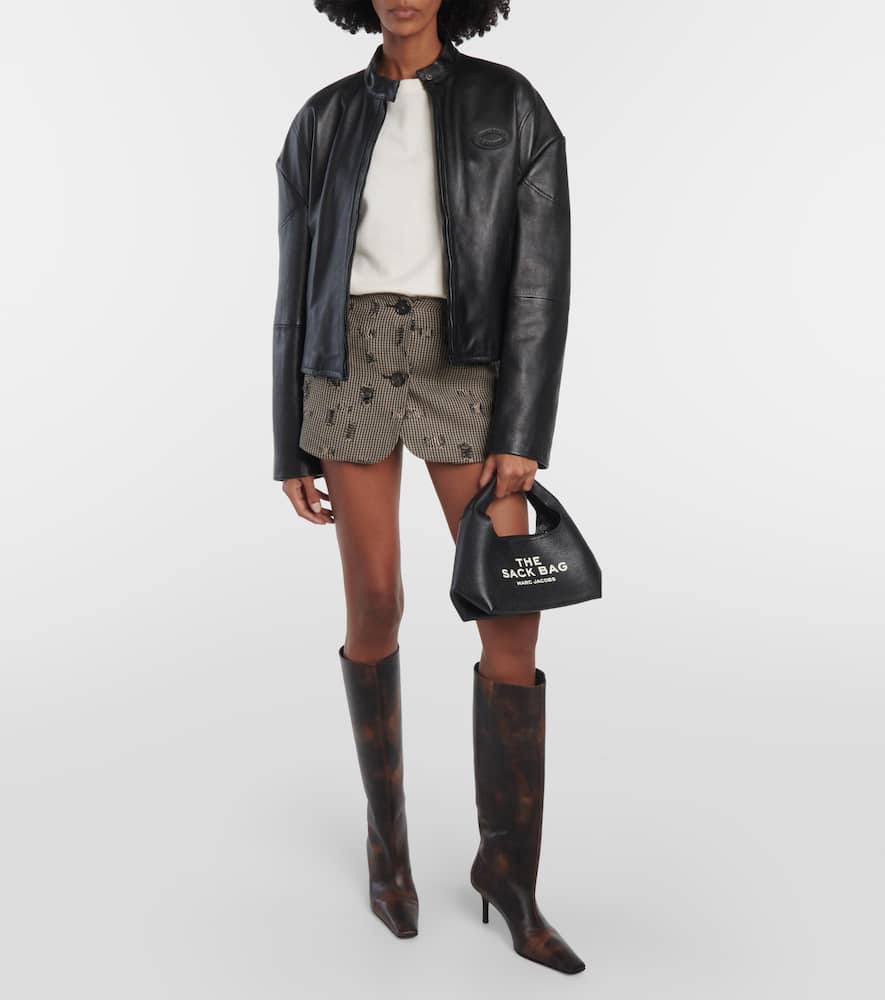 Marc Jacobs The Sack mini leather tote bag