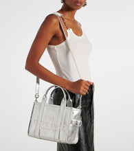 Marc Jacobs The Small metallic leather tote bag