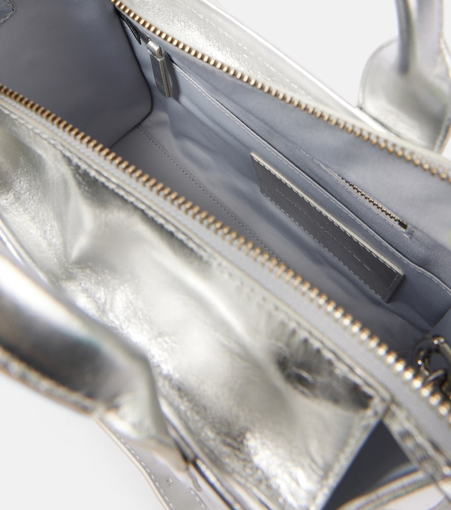 Marc Jacobs The Small metallic leather tote bag