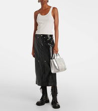 Marc Jacobs The Small metallic leather tote bag