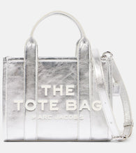 Marc Jacobs The Small metallic leather tote bag. Shop Marc Jacobs Top-Handle Bags for women now.