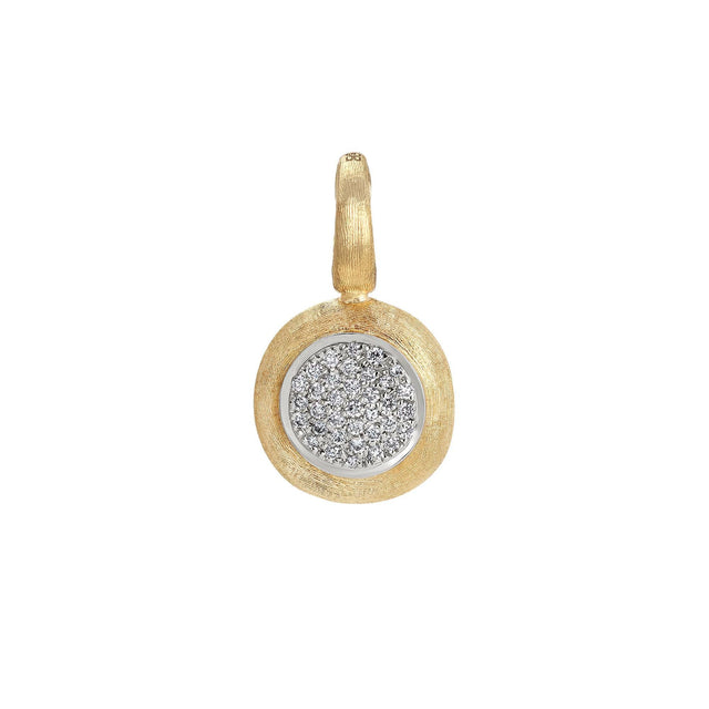 Marco Bicego 1/4ctw Pave Diamond Yellow Gold Small Pendant | Jaipur Collection