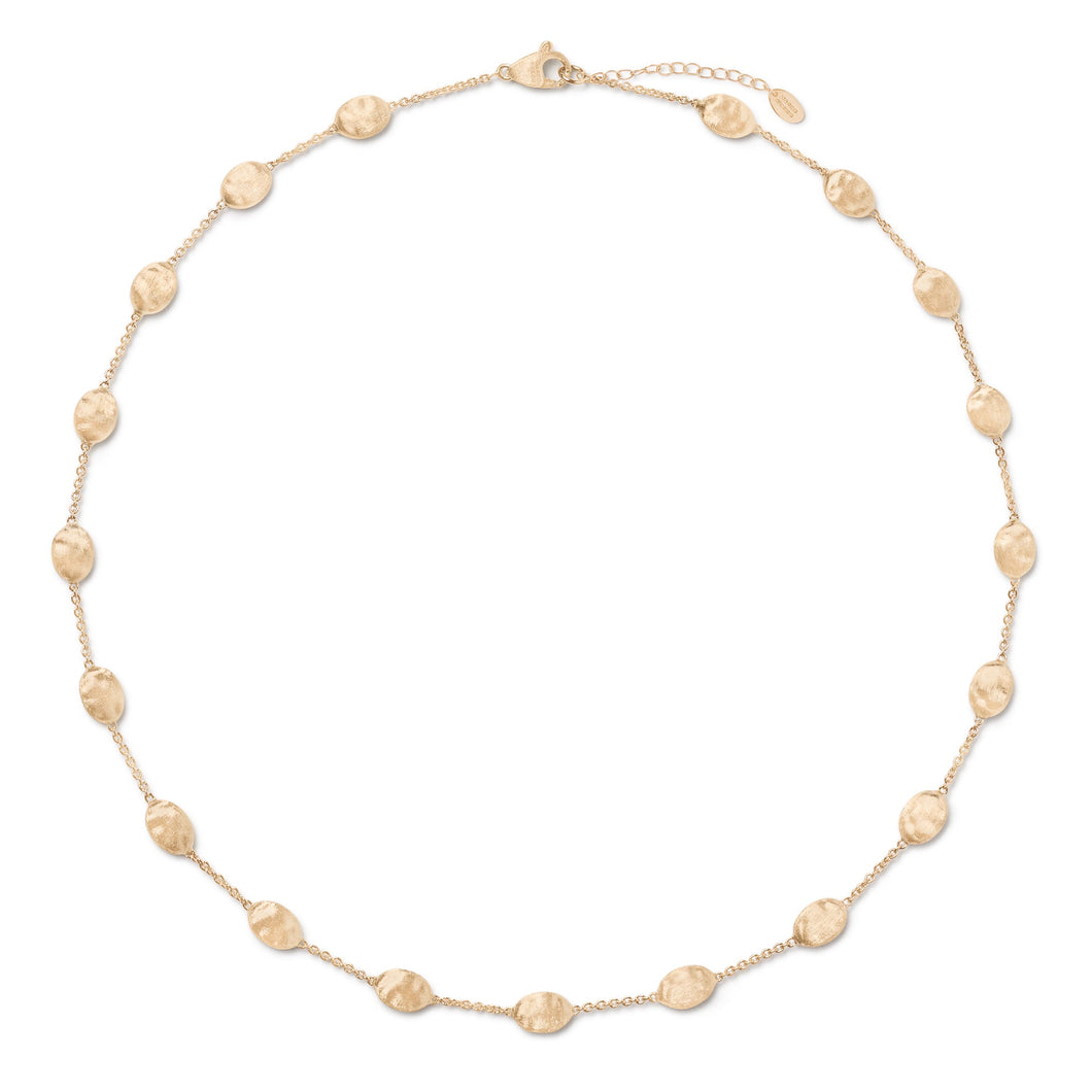 Marco Bicego Bead Station Yellow Gold Necklace | Siviglia Collection