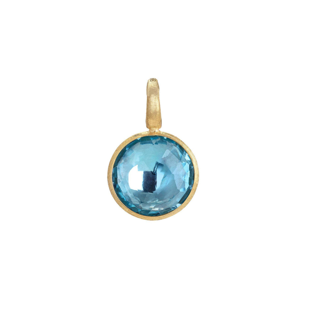 Marco Bicego Small Stackable Blue Topaz Pendant | Jaipur Collection