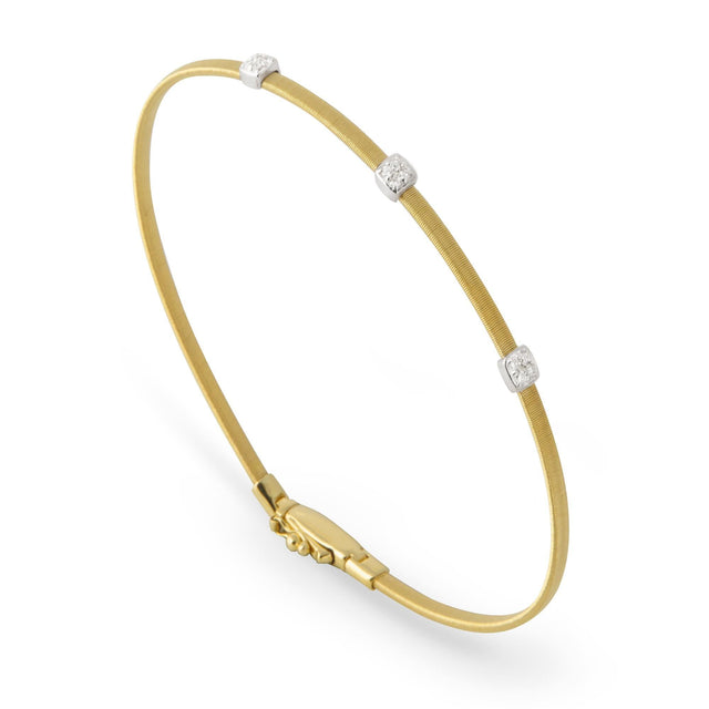 Marco Bicego Three Station 1/10ctw Diamond Bracelet | Masai Collection