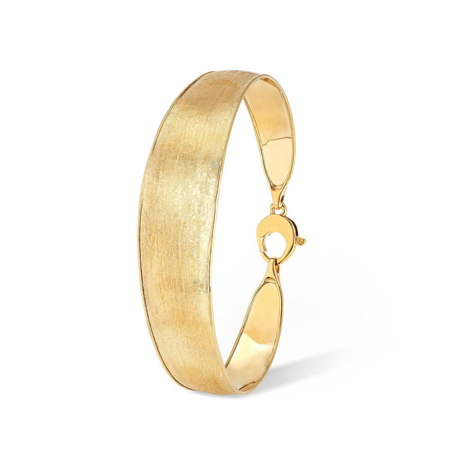 Marco Bicego Yellow Gold Medium Width Bangle | Lunaria Collection
