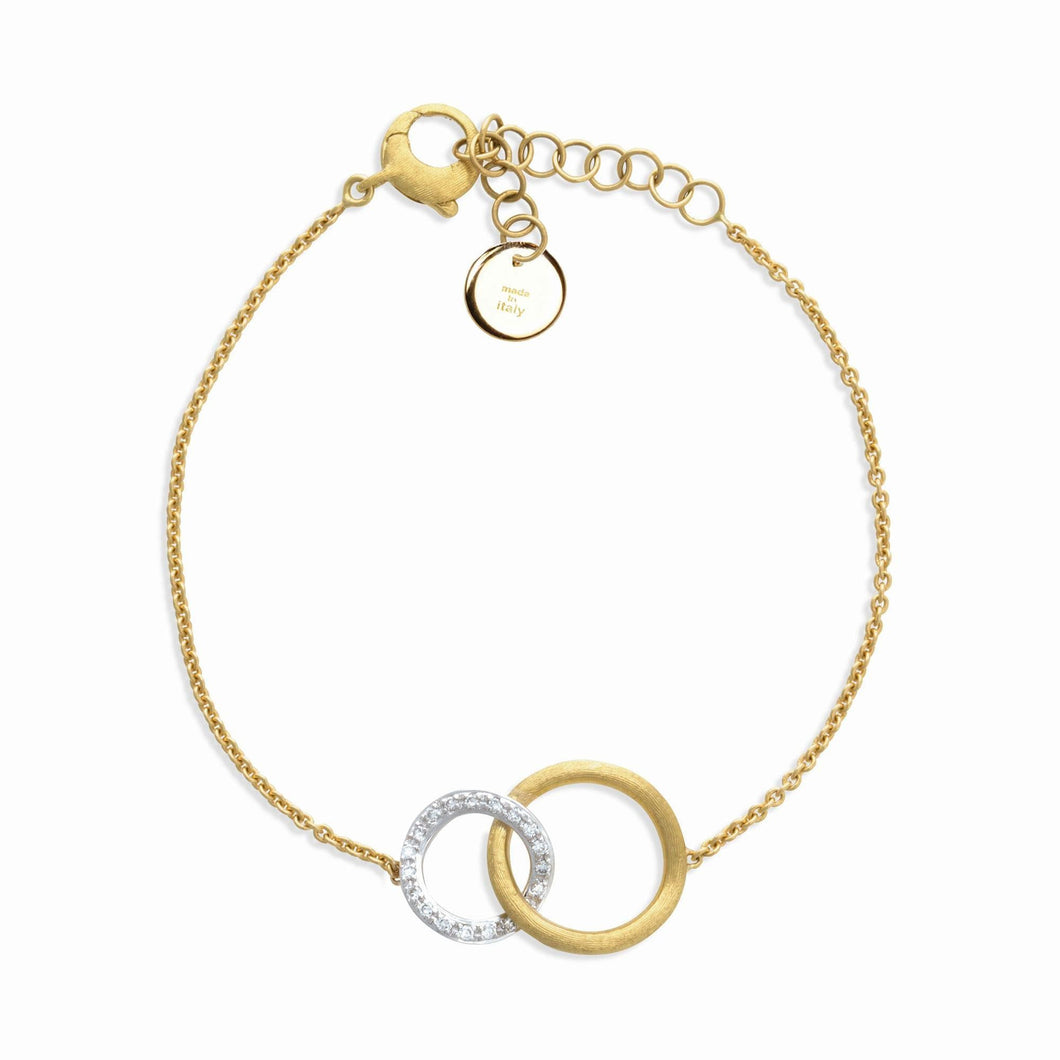 Marco Bicego Yellow Gold and Diamond Bracelet | Jaipur Collection