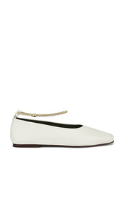 Maria Luca Augusta Ballet Flat in Ivory | Ivory Ballet Flats for Women