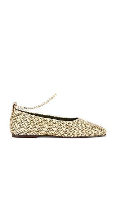 Maria Luca Augusta Ballet Flat in Neutral | Natural Ballet Flats for Women