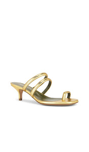Maria Luca Modia Sandal in Metallic Gold