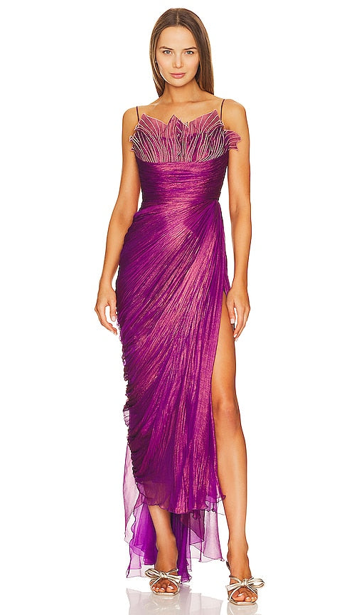 Maria Lucia Hohan Aura Gown in Purple - Robe Maria Lucia Hohan Aura en violet - Maria Lucia Hohan 紫色 Aura 礼服 - Maria Lucia Hohan Aura Kleid in Lila - Maria Lucia Hohan Aura 가운, 퍼플 - Abito Maria Lucia Hohan Aura in viola