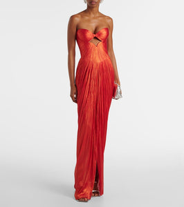 Maria Lucia Hohan Stephanie silk tulle corset gown