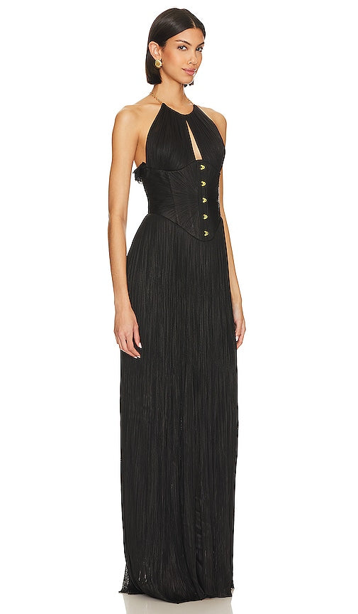 Maria Lucia Hohan Therese Gown in Black