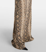Marine Serre All Over Moon snake-print maxi dress