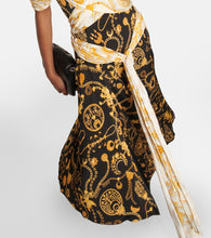 Marine Serre Printed midi dress