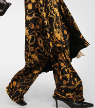 Marine Serre Printed midi dress