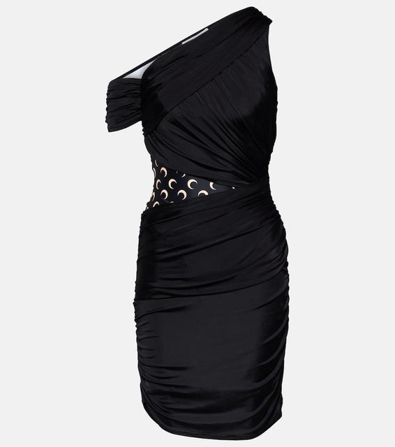 Marine Serre Ruched jersey minidress
