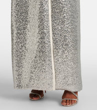 Markarian Allegra sequined wrap coat