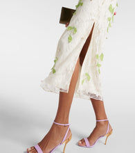 Markarian Avelina embroidered cotton lace midi dress