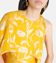 Markarian Caped silk-blend midi dress
