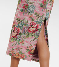 Markarian Floral bustier midi dress