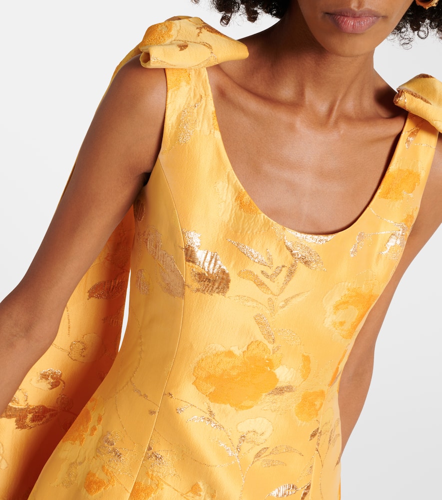 Markarian Gita caped floral minidress
