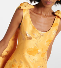 Markarian Gita caped floral minidress