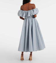 Markarian Marlowe ruffled taffetta midi dress